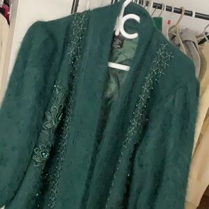 Elegant Green Women's Jacket